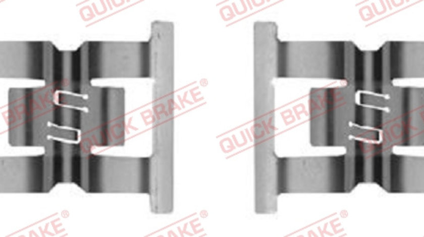 Set accesorii, placute frana puntea spate (1090031 QBK) AUDI,PORSCHE,VOLVO,VW