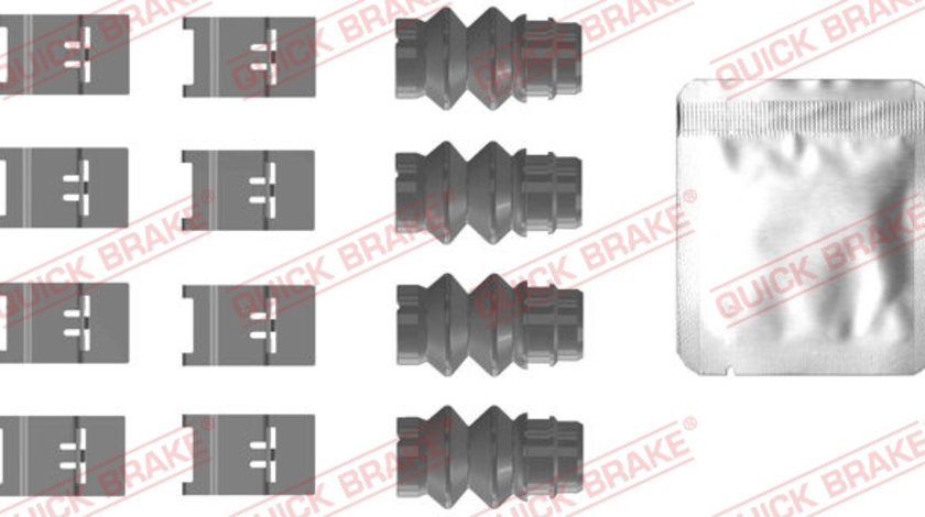 Set accesorii, placute frana puntea spate (1090110 QBK) JAGUAR,LAND ROVER,MERCEDES-BENZ