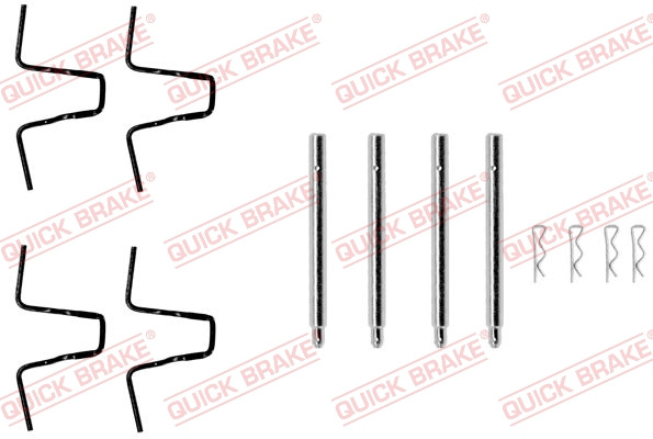 Set accesorii, placute frana puntea spate (1090978 QBK) MERCEDES-BENZ