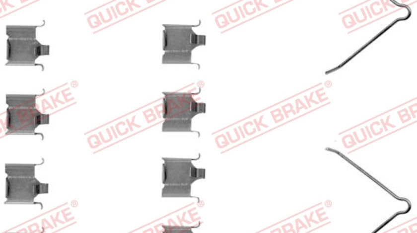 Set accesorii, placute frana puntea spate (1091166 QBK) FORD ASIA / OCEANIA,MAZDA,NISSAN