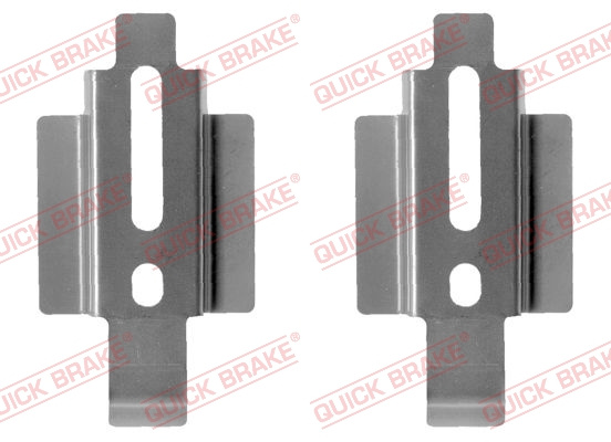 Set accesorii, placute frana puntea spate (1091178 QBK) FORD