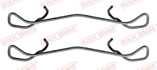 Set accesorii, placute frana puntea spate (1091189 QBK) NISSAN