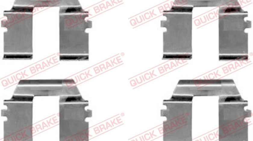 Set accesorii, placute frana puntea spate (1091232 QBK) SEAT,VW