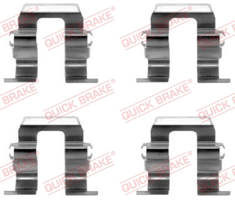 Set accesorii, placute frana puntea spate (1091259 QBK) SUBARU