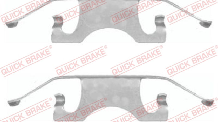 Set accesorii, placute frana puntea spate (1091640 QBK) DODGE,JEEP,MERCEDES-BENZ