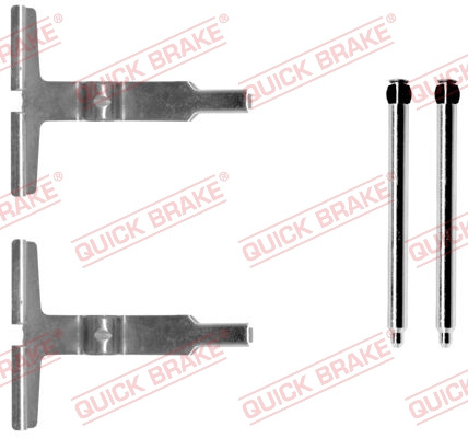 Set accesorii, placute frana puntea spate (1091661 QBK) MERCEDES-BENZ