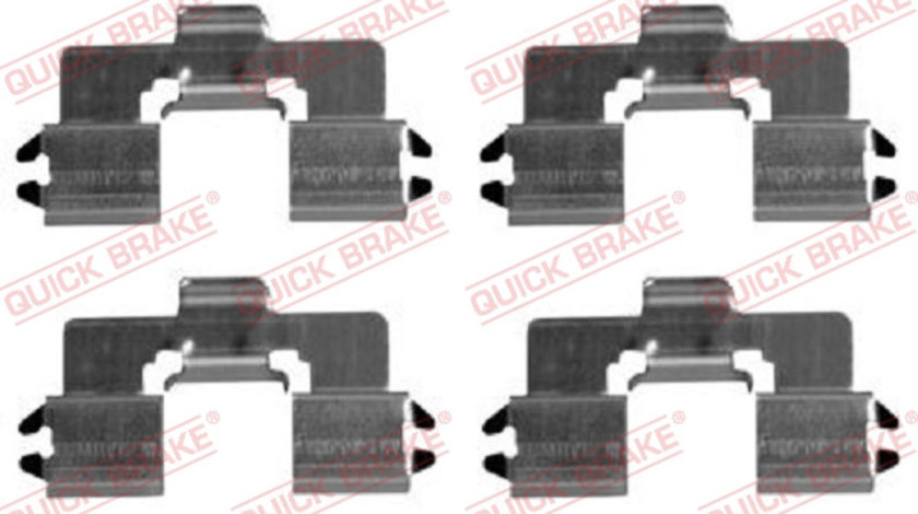 Set accesorii, placute frana puntea spate (1091666 QBK) MAZDA