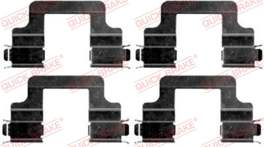 Set accesorii, placute frana puntea spate (1091679 QBK) AUDI,FORD,SEAT,SKODA,VW