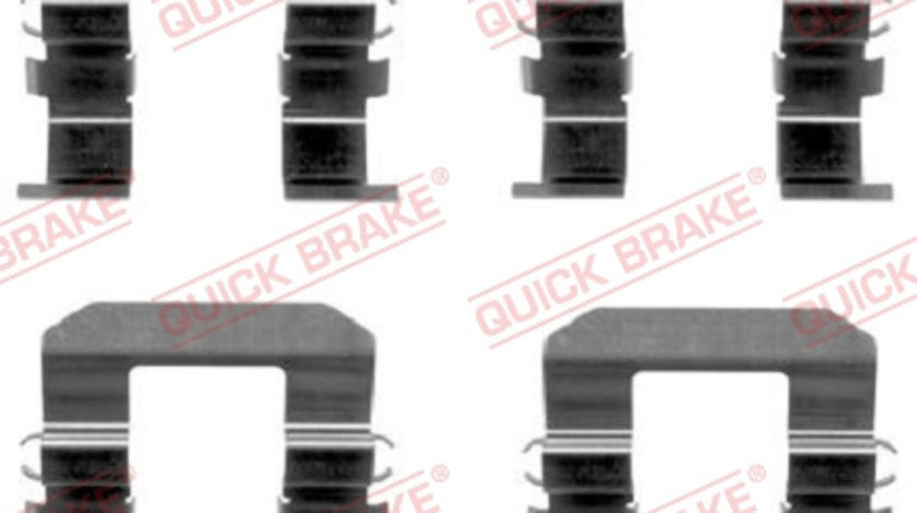 Set accesorii, placute frana puntea spate (1091704 QBK) CHEVROLET,HYUNDAI,OPEL,VAUXHALL