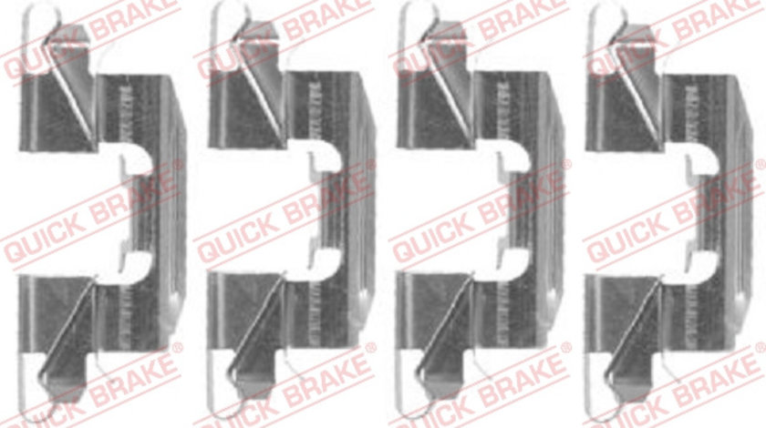 Set accesorii, placute frana puntea spate (1091720 QBK) MAZDA,NISSAN