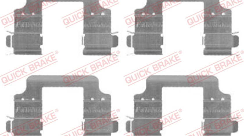 Set accesorii, placute frana puntea spate (1091728 QBK) LAND ROVER