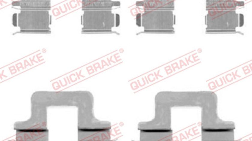 Set accesorii, placute frana puntea spate (1091731 QBK) FORD,LAND ROVER,VOLVO