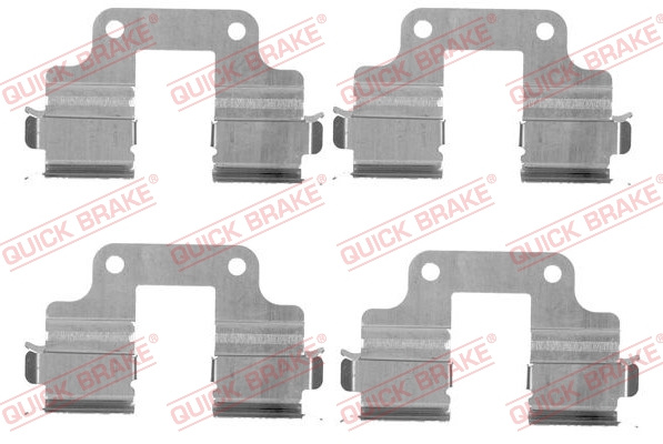 Set accesorii, placute frana puntea spate (1091739 QBK) JEEP,LAND ROVER