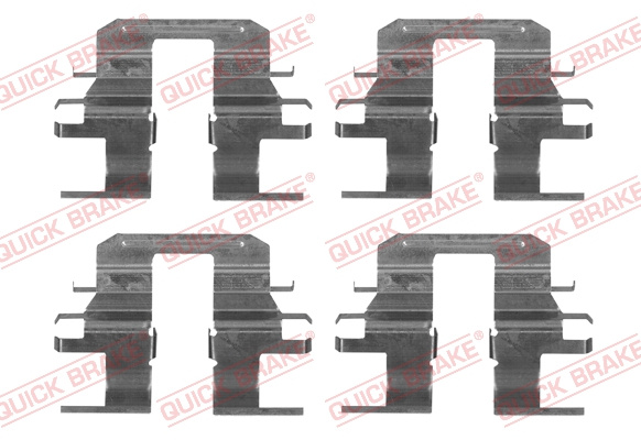 Set accesorii, placute frana puntea spate (1091753 QBK) SUBARU