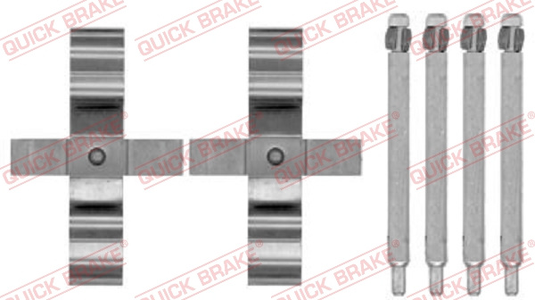 Set accesorii, placute frana puntea spate (1091794 QBK) MERCEDES-BENZ