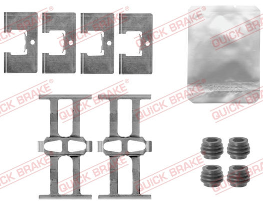 Set accesorii, placute frana puntea spate (1091863 QBK) HONDA