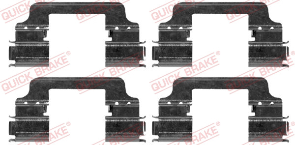 Set accesorii, placute frana puntea spate (1091864 QBK) MERCEDES-BENZ