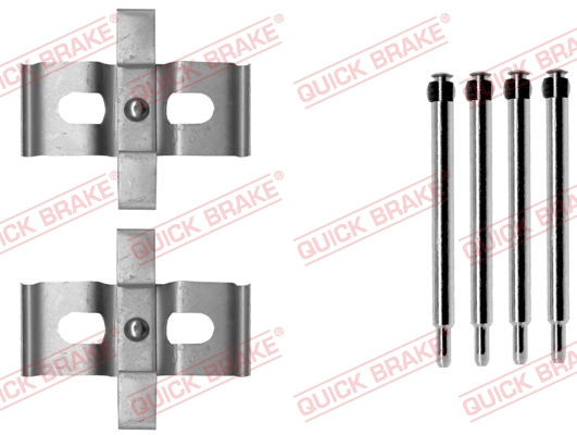 Set accesorii, placute frana puntea spate (1091878 QBK) MERCEDES-BENZ