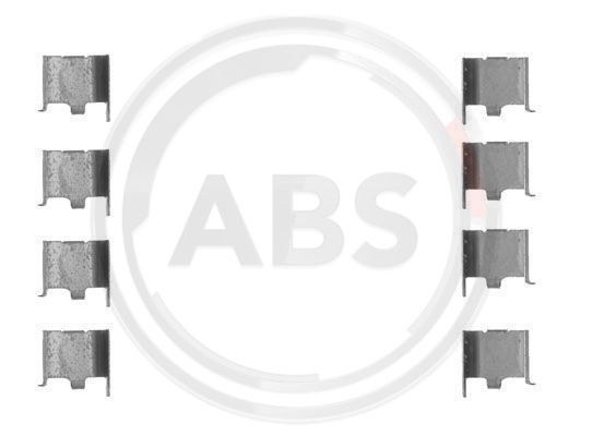 Set accesorii, placute frana puntea spate (1132Q ABS) TOYOTA