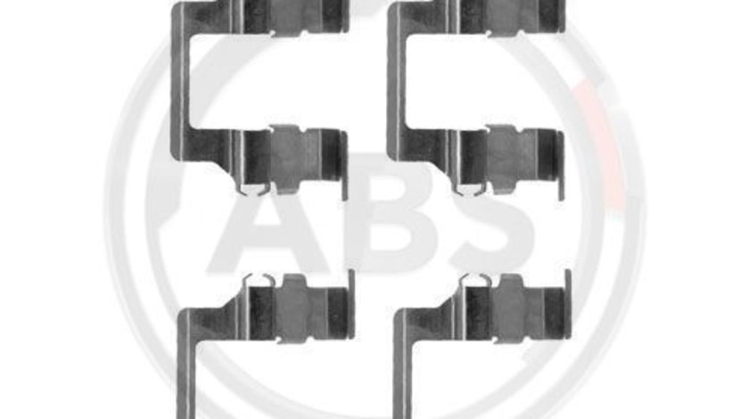 Set accesorii, placute frana puntea spate (1164Q ABS) MITSUBISHI