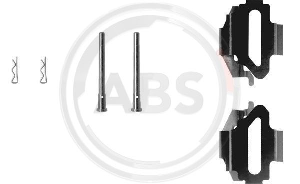 Set accesorii, placute frana puntea spate (1168Q ABS) FORD