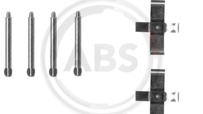 Set accesorii, placute frana puntea spate (1195Q ABS) MERCEDES-BENZ