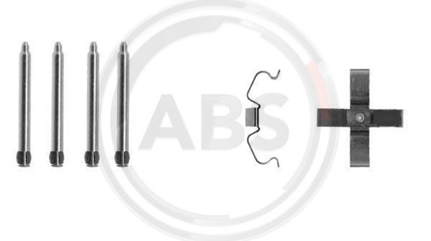 Set accesorii, placute frana puntea spate (1266Q ABS) CHEVROLET,FORD,OPEL,SAAB,VAUXHALL