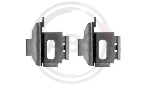 Set accesorii, placute frana puntea spate (1283Q ABS) MERCEDES-BENZ,PUCH