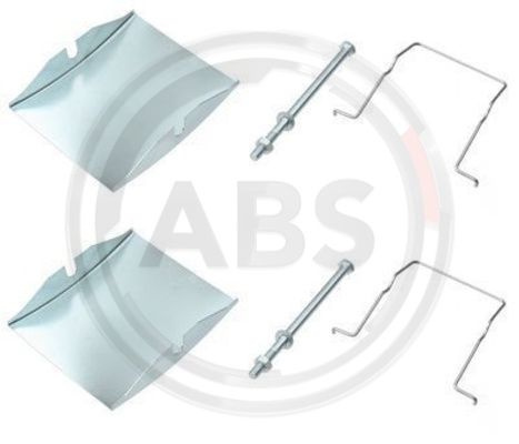 Set accesorii, placute frana puntea spate (1623Q ABS) Citroen