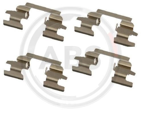 Set accesorii, placute frana puntea spate (1625Q ABS) NISSAN,RENAULT