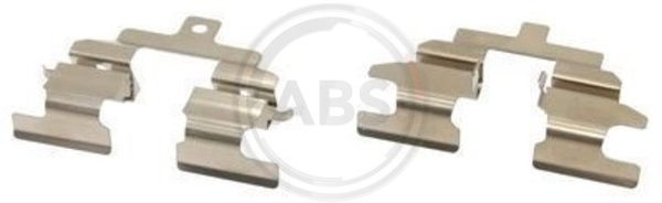 Set accesorii, placute frana puntea spate (1737Q ABS) NISSAN,RENAULT