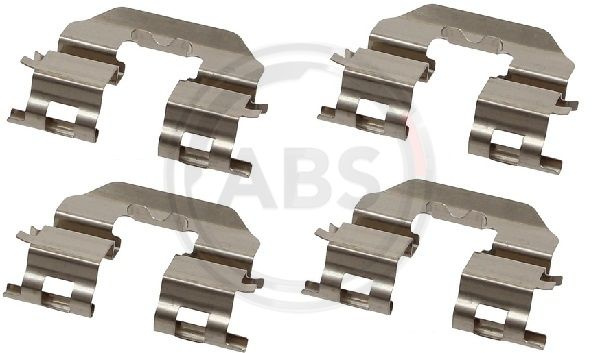 Set accesorii, placute frana puntea spate (1780Q ABS) HYUNDAI,KIA,PEUGEOT