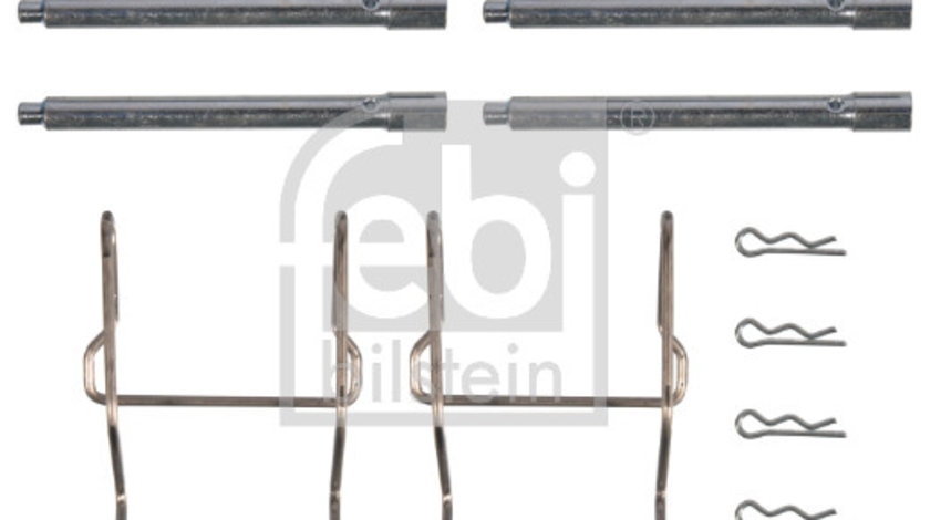 Set accesorii, placute frana puntea spate (181999 FEBI BILSTEIN) MERCEDES-BENZ,PEUGEOT