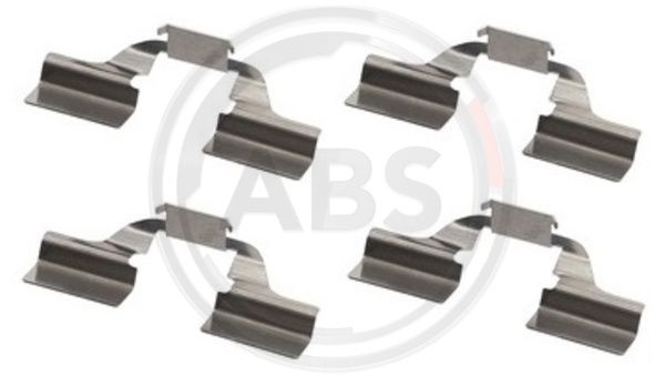 Set accesorii, placute frana puntea spate (1827Q ABS) RENAULT,TOYOTA