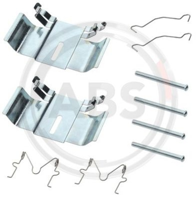 Set accesorii, placute frana puntea spate (1836Q ABS) CHERY,NISSAN,TOYOTA