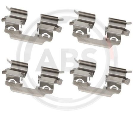 Set accesorii, placute frana puntea spate (1881Q ABS) MERCEDES-BENZ,NISSAN