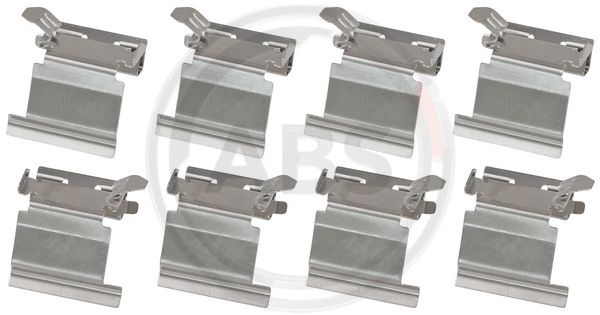 Set accesorii, placute frana puntea spate (1897Q ABS) DODGE,FIAT