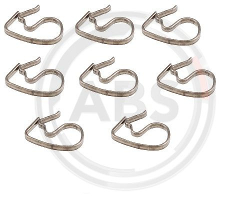 Set accesorii, placute frana puntea spate (2005Q ABS) Citroen