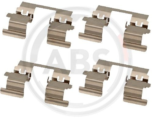Set accesorii, placute frana puntea spate (2008Q ABS) OPEL,VAUXHALL