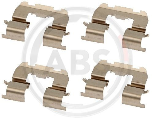 Set accesorii, placute frana puntea spate (2016Q ABS) FIAT