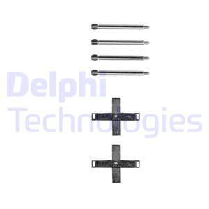 Set accesorii, placute frana puntea spate (LX0268 DLP) OPEL,VAUXHALL