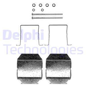 Set accesorii, placute frana puntea spate (LX0338 DLP) Citroen