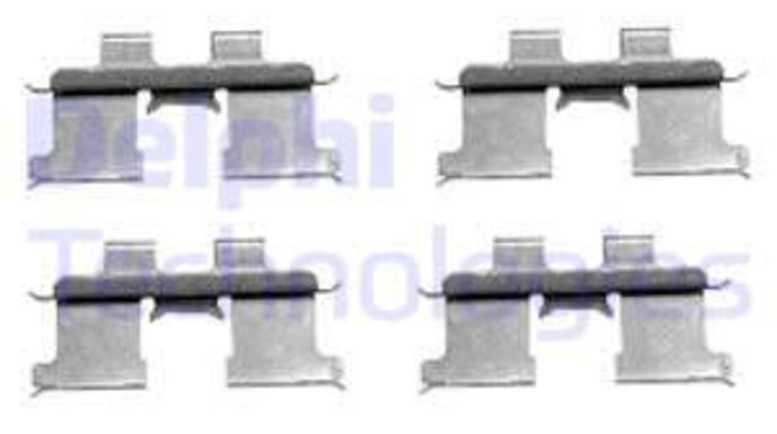 Set accesorii, placute frana puntea spate (LX0467 DLP) HYUNDAI,KIA,OPEL,SSANGYONG