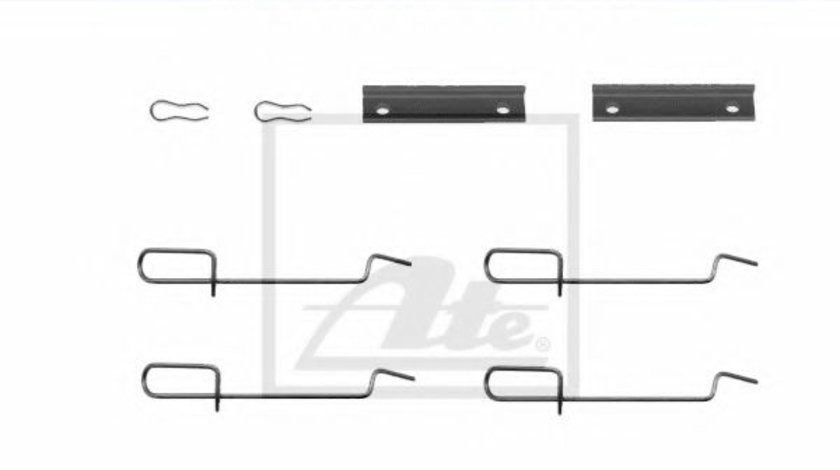 Set accesorii, placute frana RENAULT CLIO II (BB0/1/2, CB0/1/2) (1998 - 2005) ATE 13.0460-0435.2 piesa NOUA