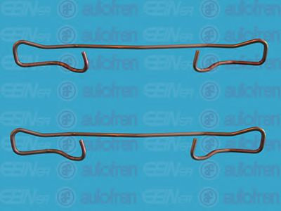 Set accesorii, placute frana RENAULT GRAND SCENIC II (JM0/1) (2004 - 2016) AUTOFREN SEINSA D42345A p...