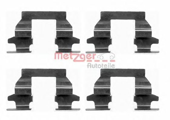 Set accesorii, placute frana RENAULT KOLEOS (HY) (2008 - 2016) METZGER 109-1625 piesa NOUA