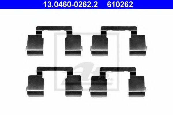 Set accesorii, placute frana RENAULT LAGUNA I (B56, 556) (1993 - 2001) ATE 13.0460-0262.2 piesa NOUA