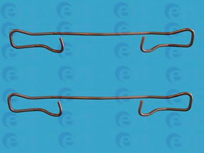 Set accesorii, placute frana RENAULT LAGUNA II (BG0/1) (2001 - 2016) ERT 420010 piesa NOUA
