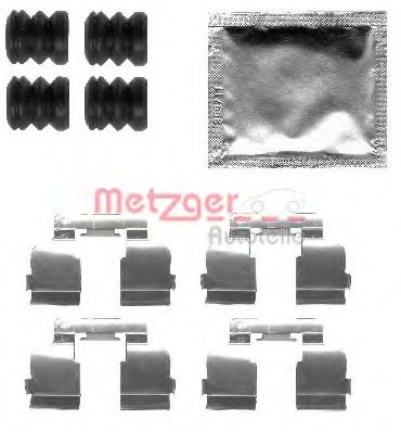 Set accesorii, placute frana RENAULT MEGANE I Break (KA0/1) (1999 - 2003) METZGER 109-1835 piesa NOUA