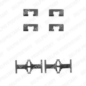Set accesorii, placute frana ROVER 45 (RT) (2000 - 2005) DELPHI LX0197 piesa NOUA